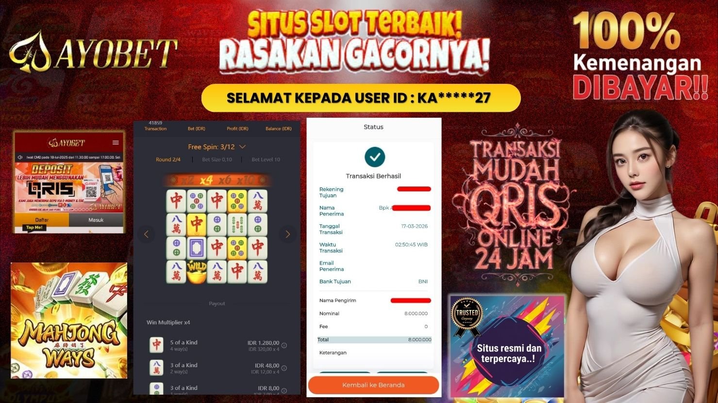 AYOBET JACKPOT SLOT MAHJONG WAYS